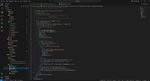 VS code screenshot of website being hand-coded