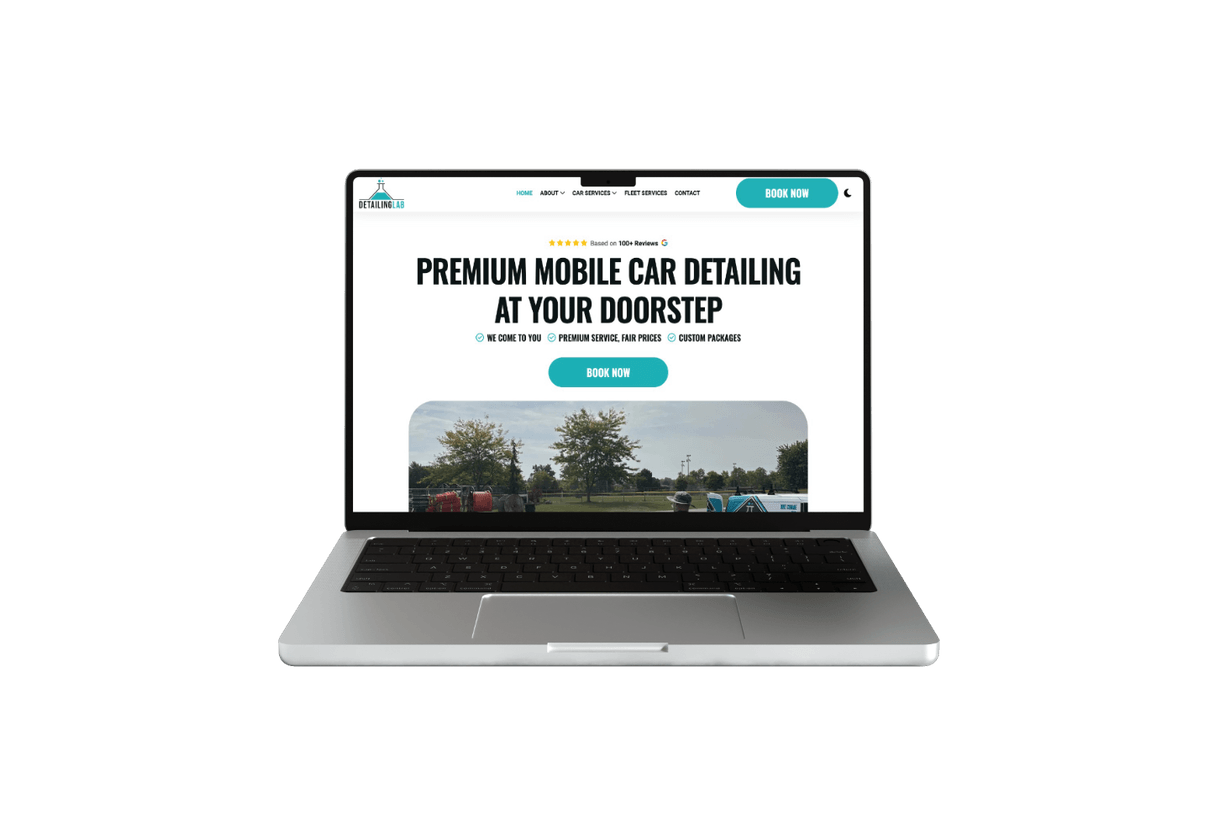 Mobile and
laptop screens for Detailing Lab